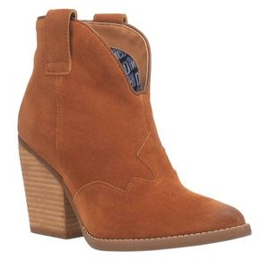 NWT Dingo Womens Flannie Block Heel Booties